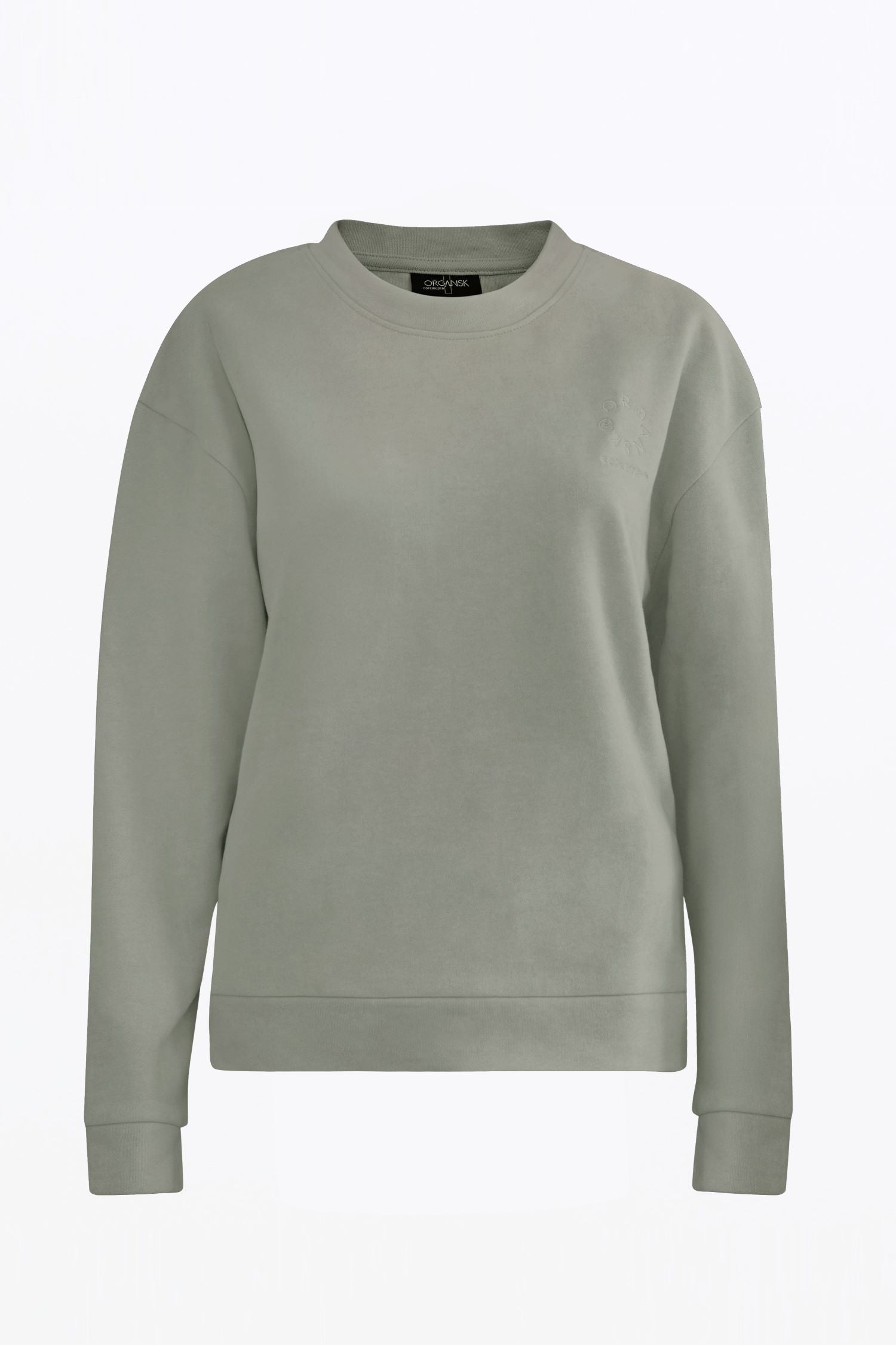 The Classic Organic Sweatshirt - Green Oversize
