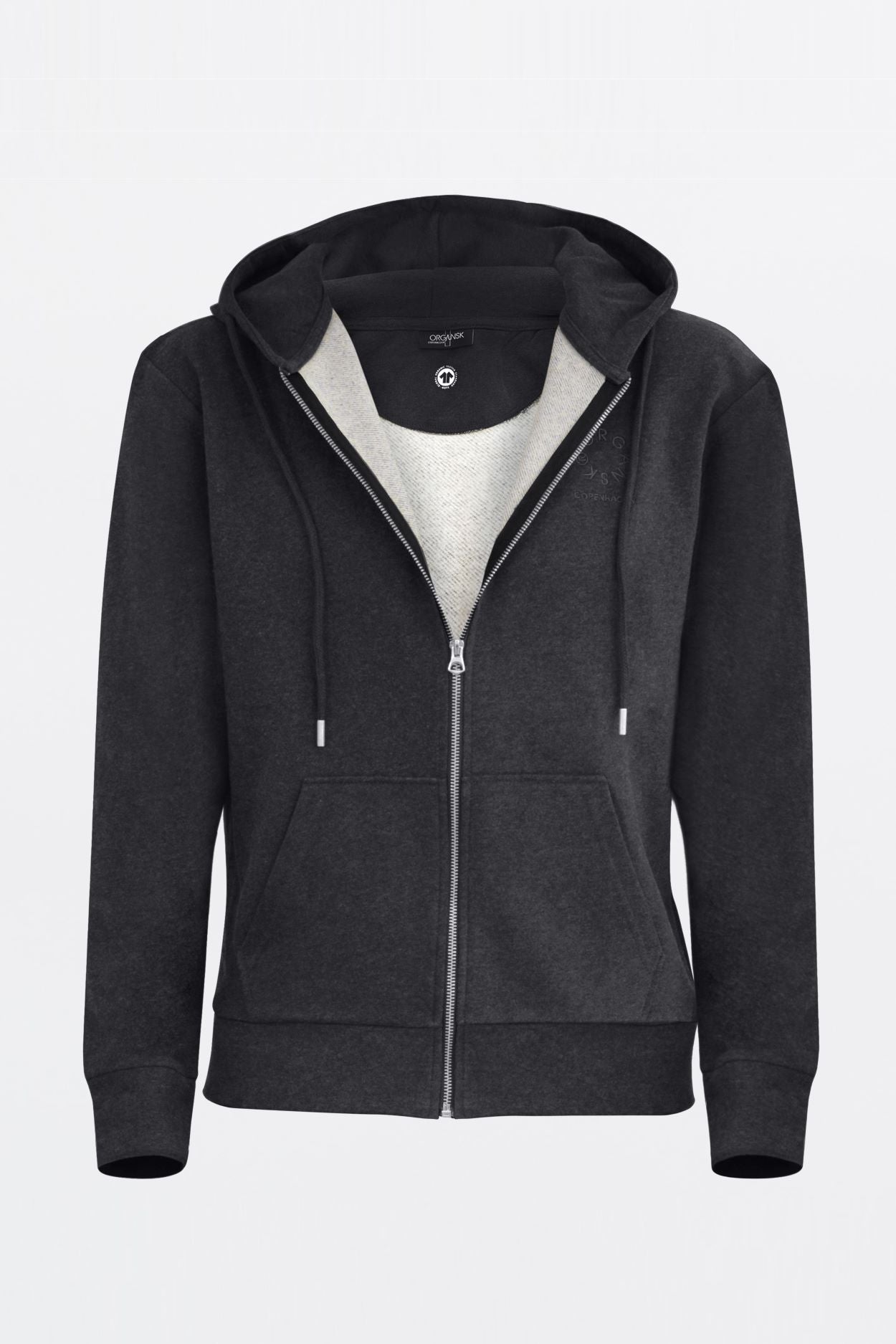 The Classic Organic Zip-Up Hoodie - White