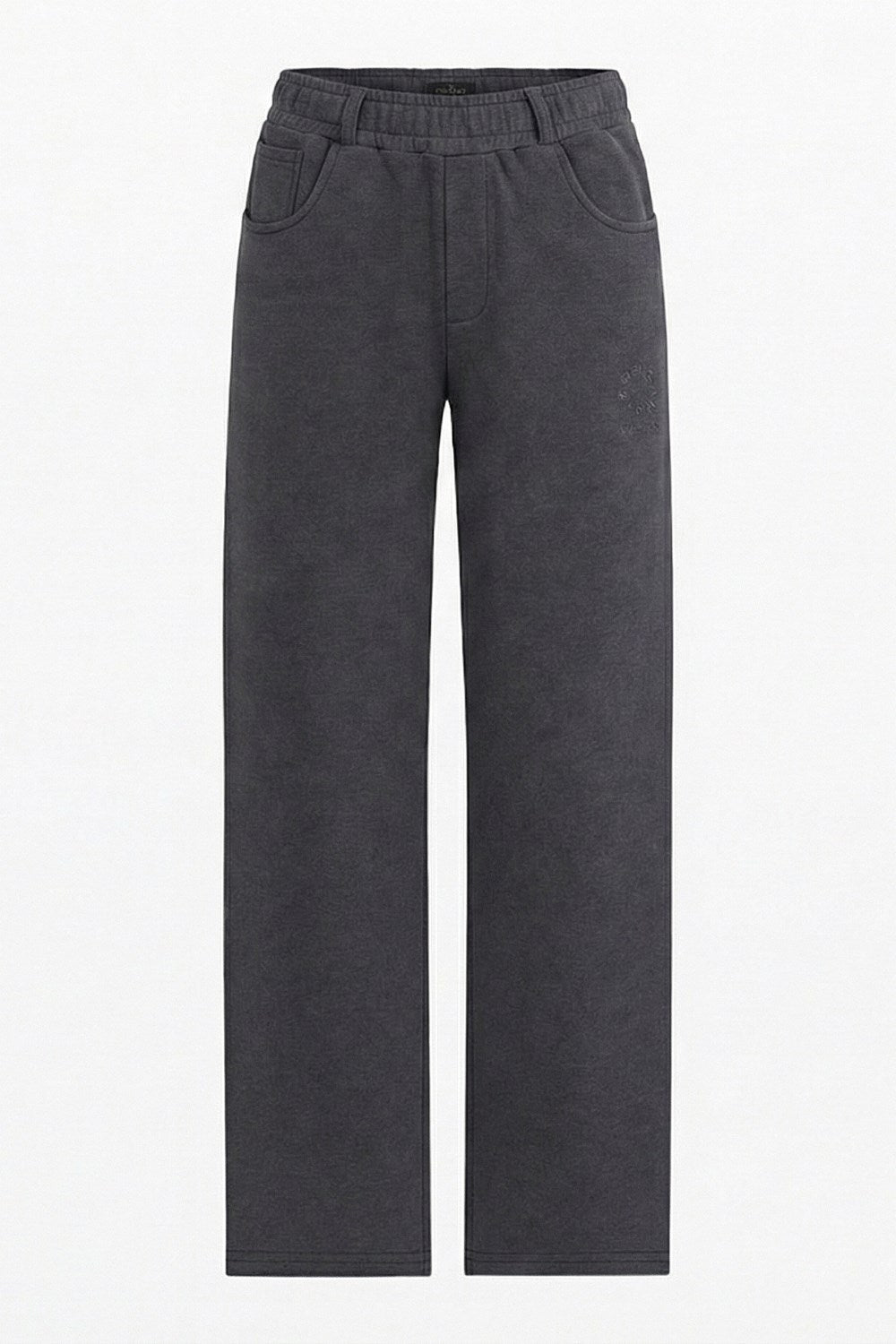Men's grey wide leg pants