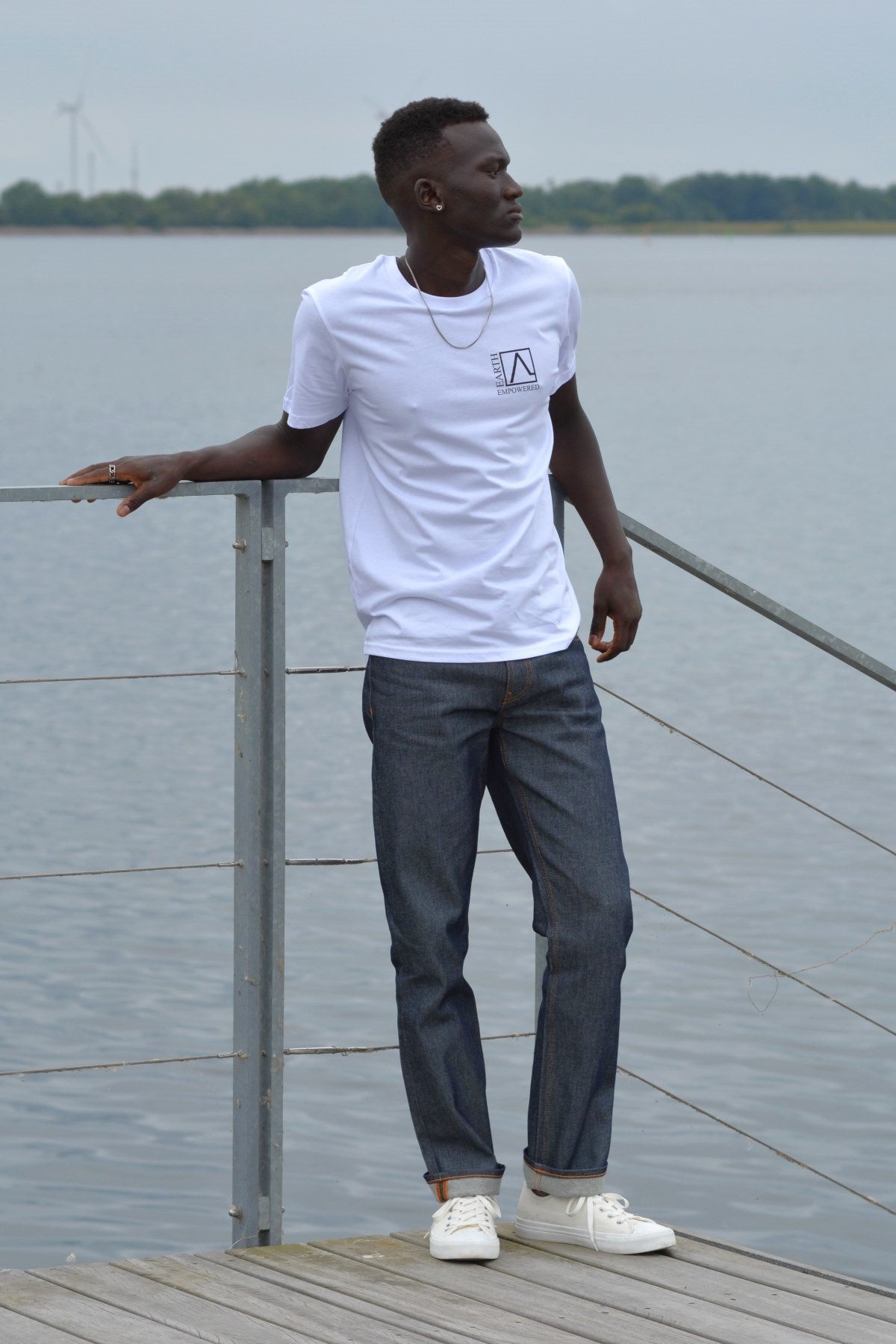 Men's organic dark jeans