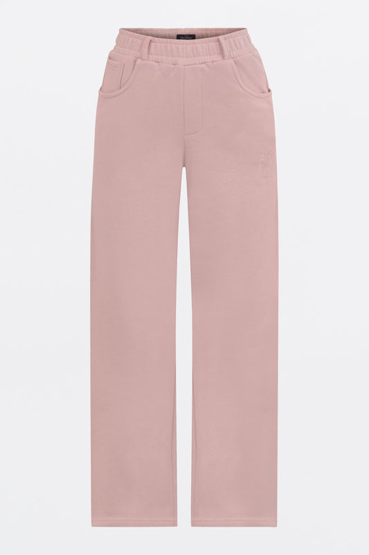 pink organic wide pants for women