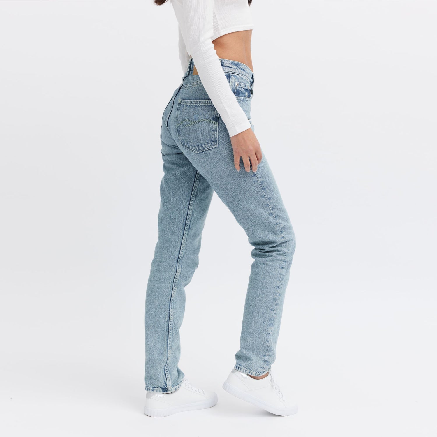 High rise organic jeans