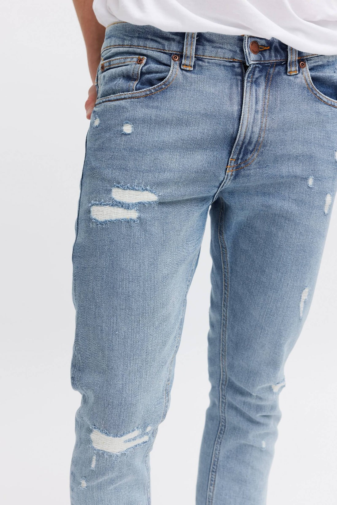 ethical denim, torn jeans