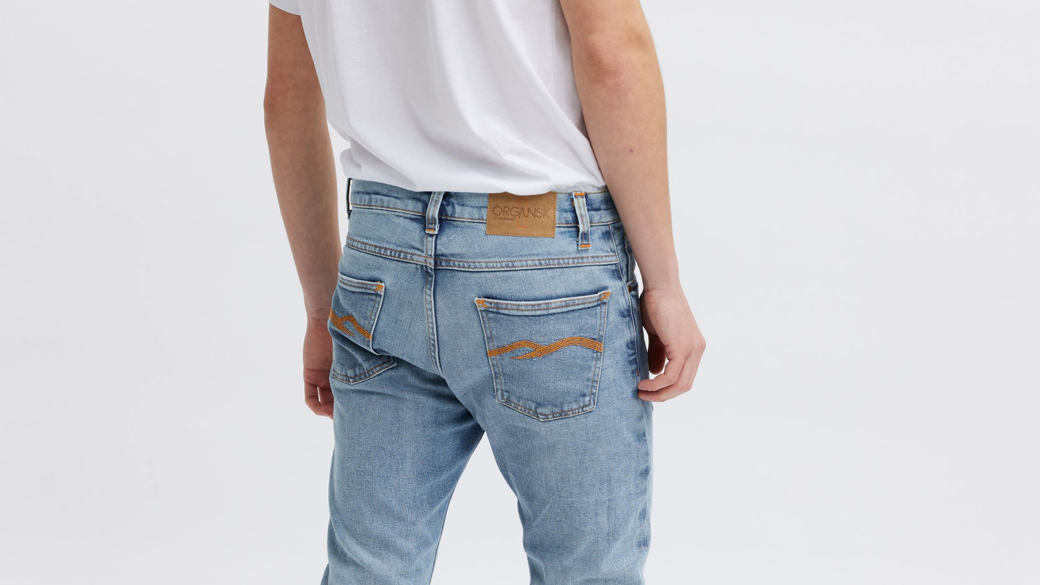 light blue jeans