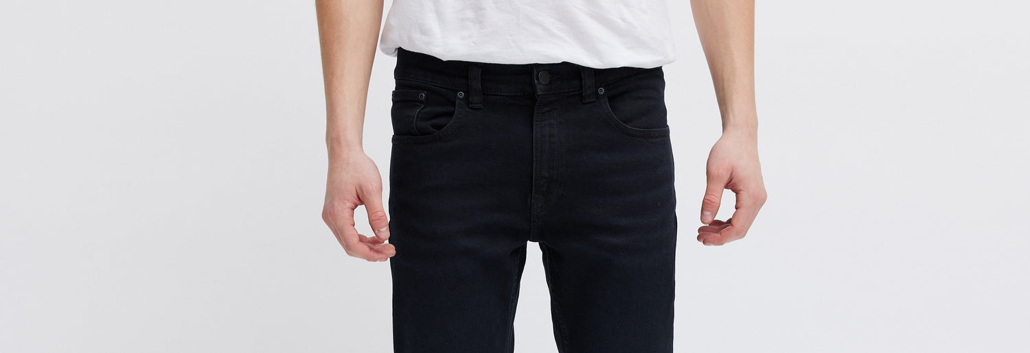 organic black denim