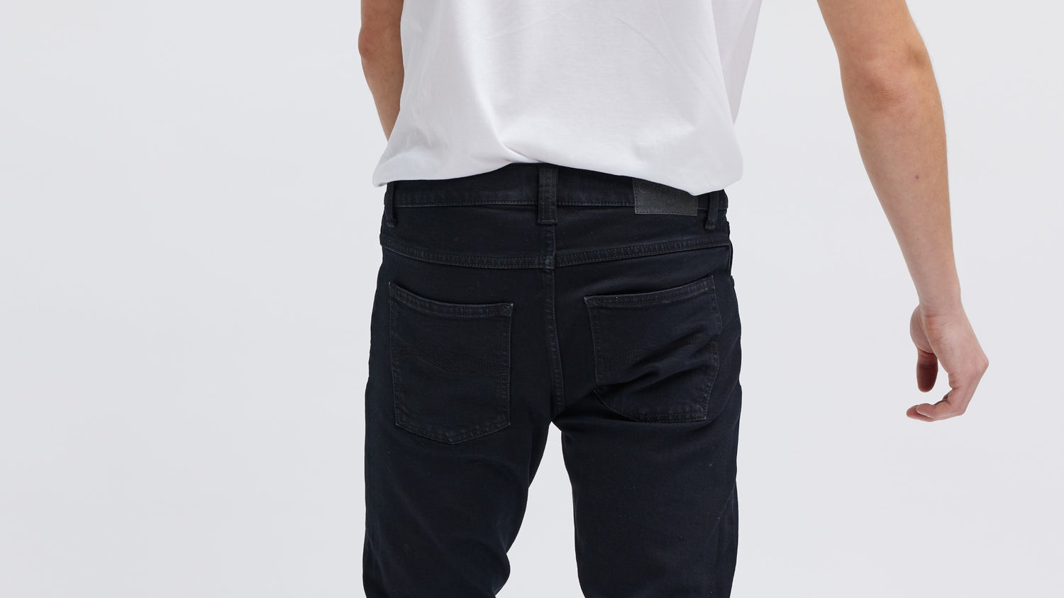 black pants, denim