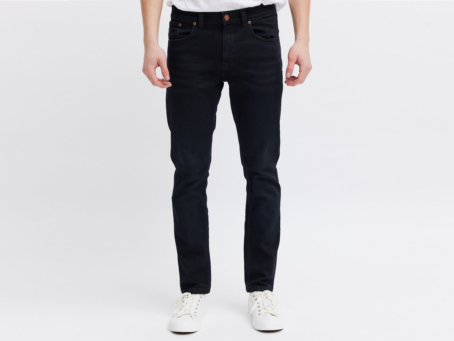 black organic jeans, organsk