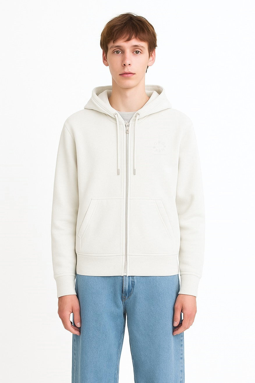 The Classic Organic Zip-Up Hoodie - Grey