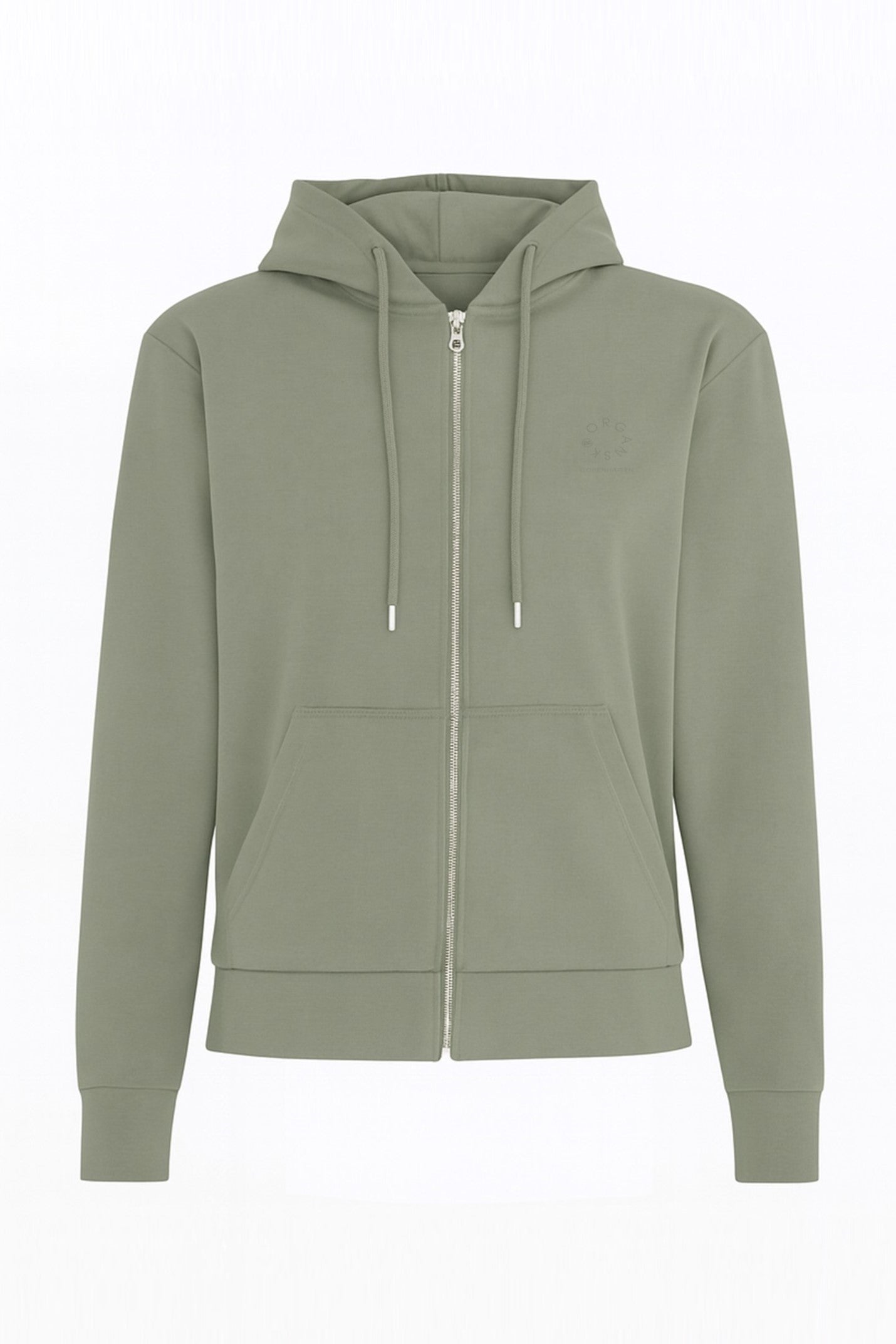 The Classic Organic Zip-Up Hoodie - Green