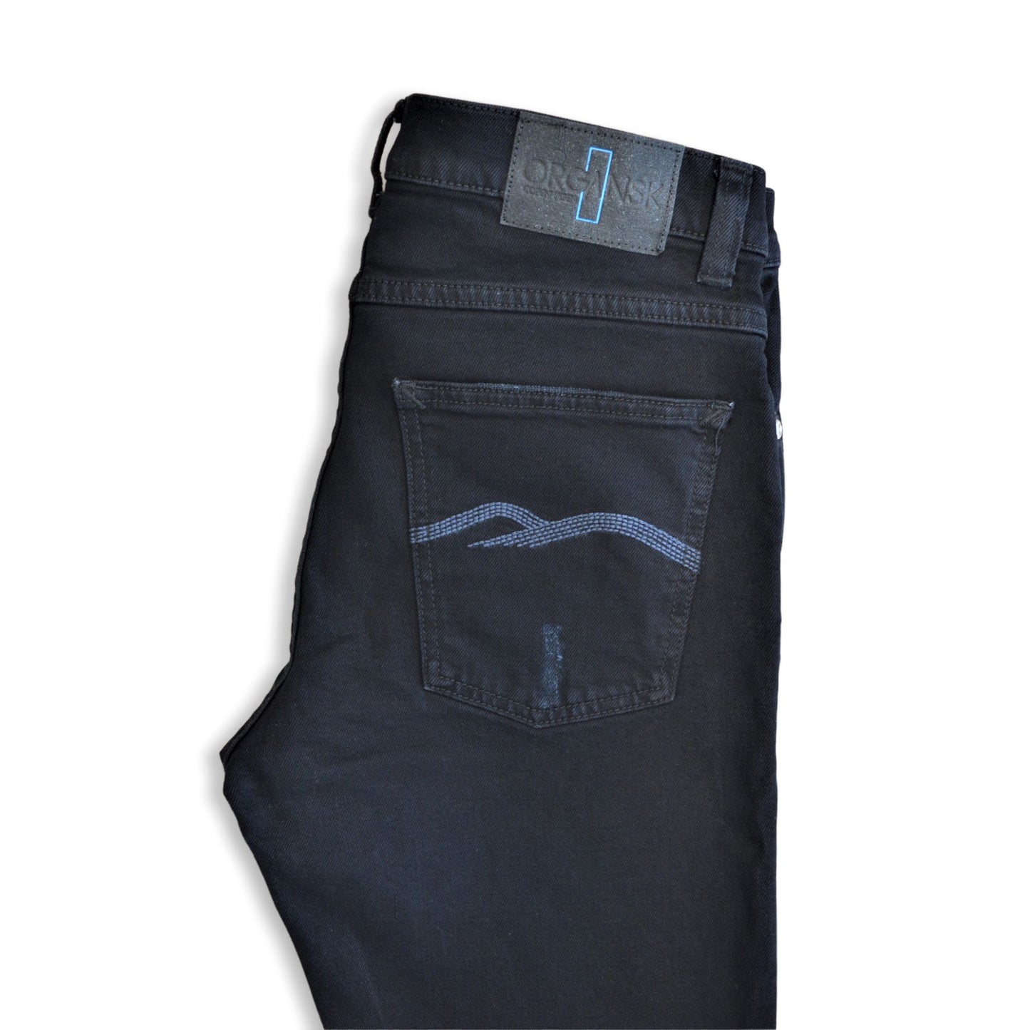 Jeans wear marks