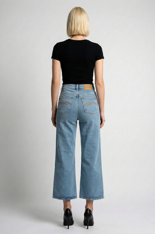organic wide leg jeans