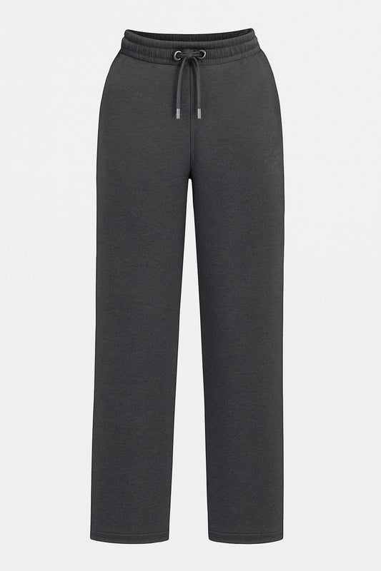 The Organic Straight-Leg Sweatpants - Grey