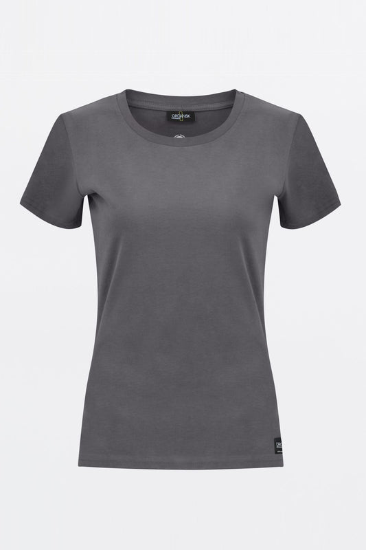 organic grey tee