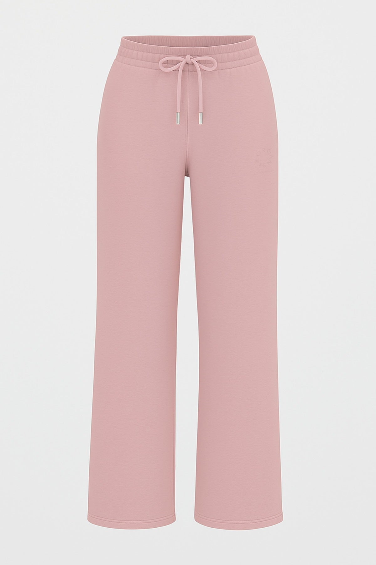 The Organic Wide-Leg Sweatpants - White