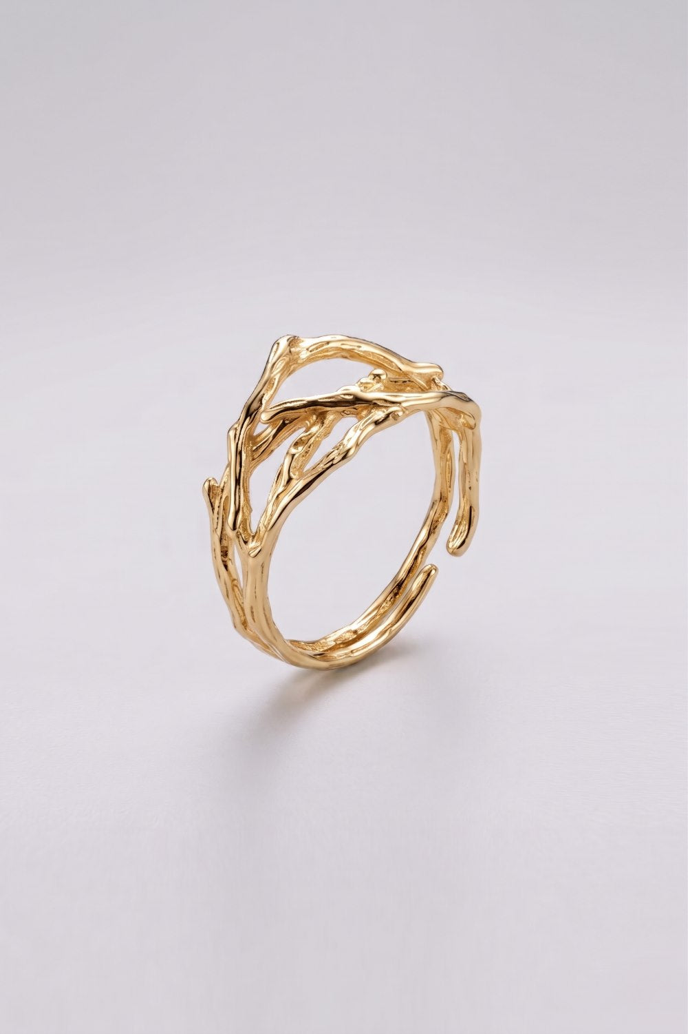 Handmade gold ring