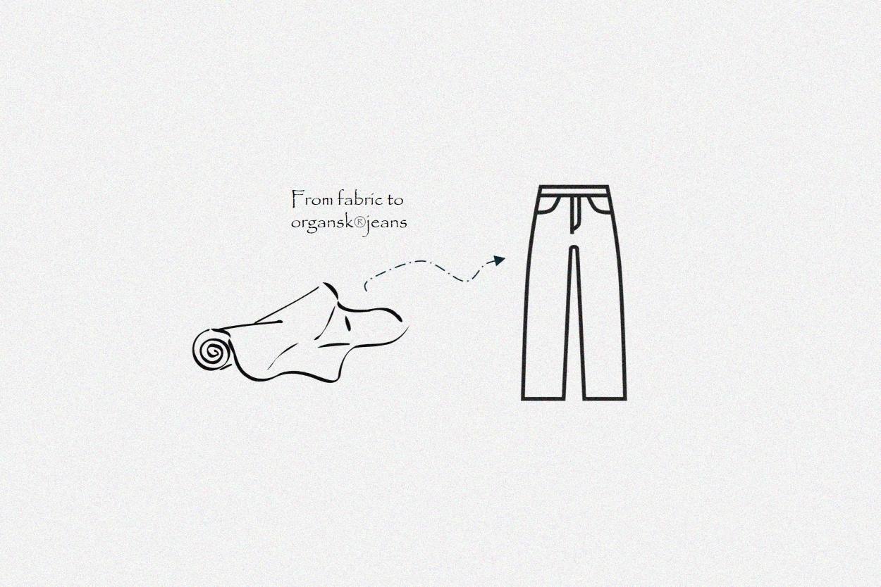 Jeans for men and women organic