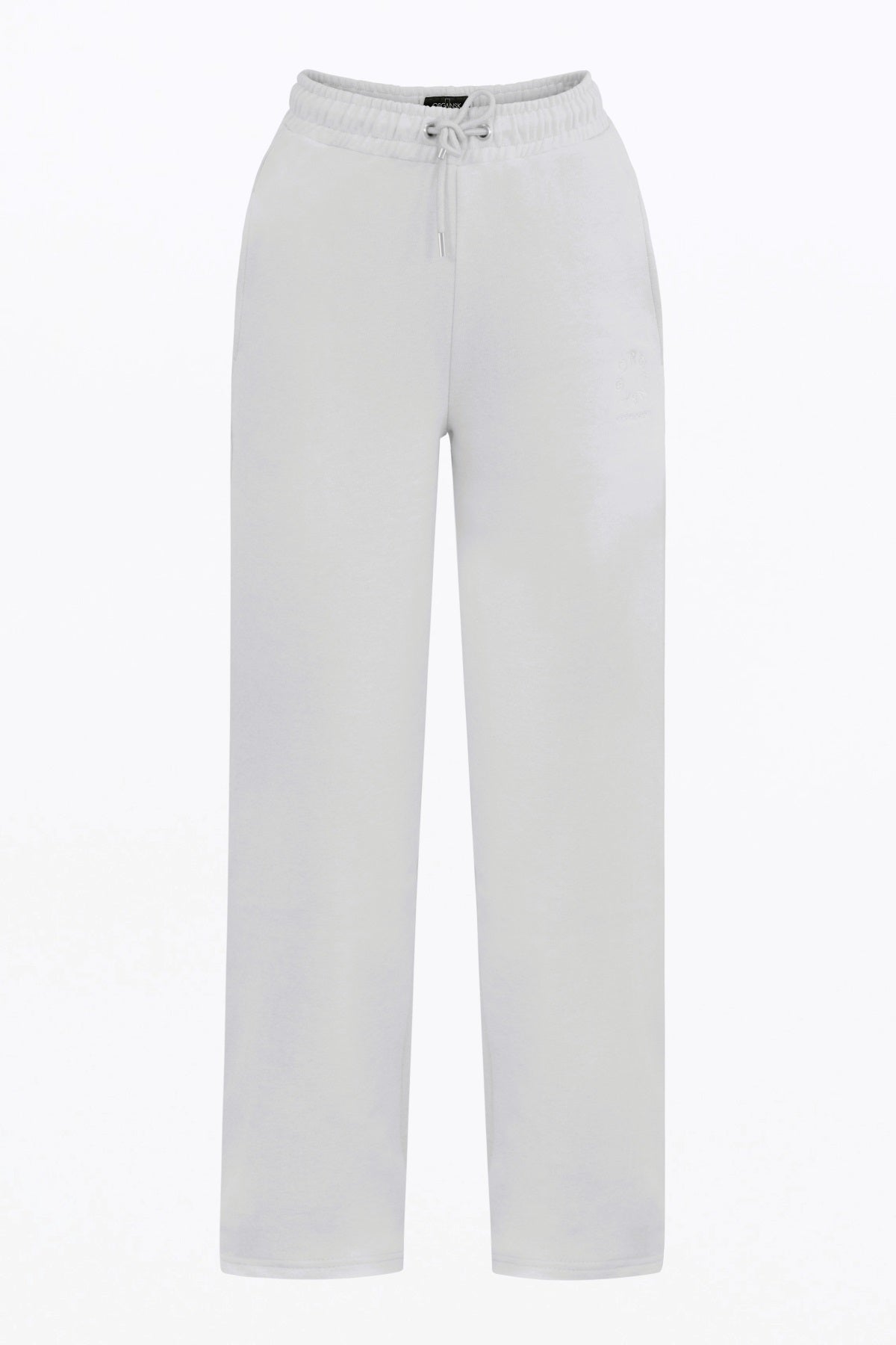 The Organic Straight-Leg Sweatpants - White