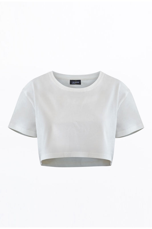 The Organic Boxy Crop - White