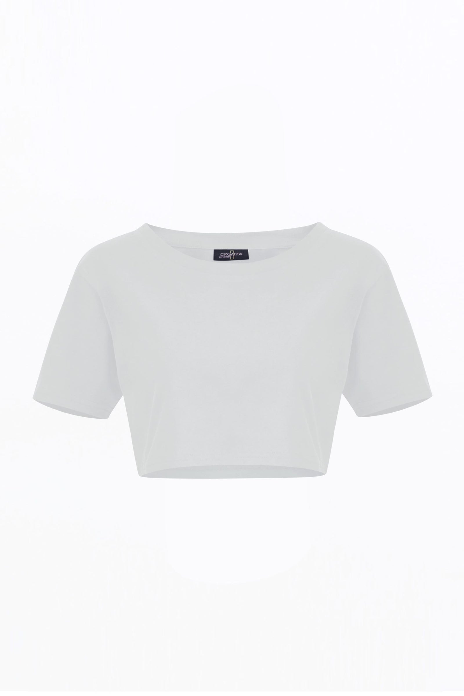 The Organic Crop Top - White