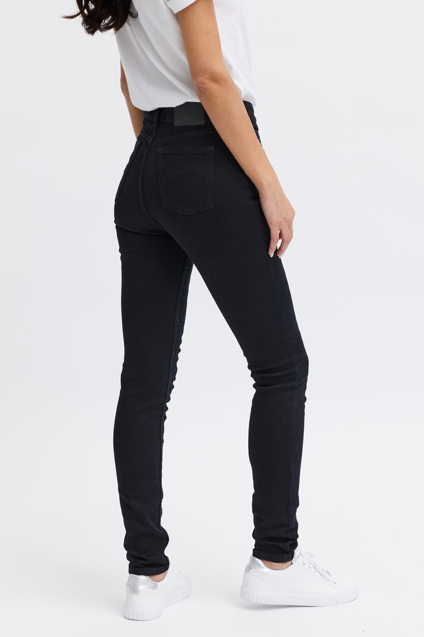 Women's black organic jeans - Ethical denim & Vegan
