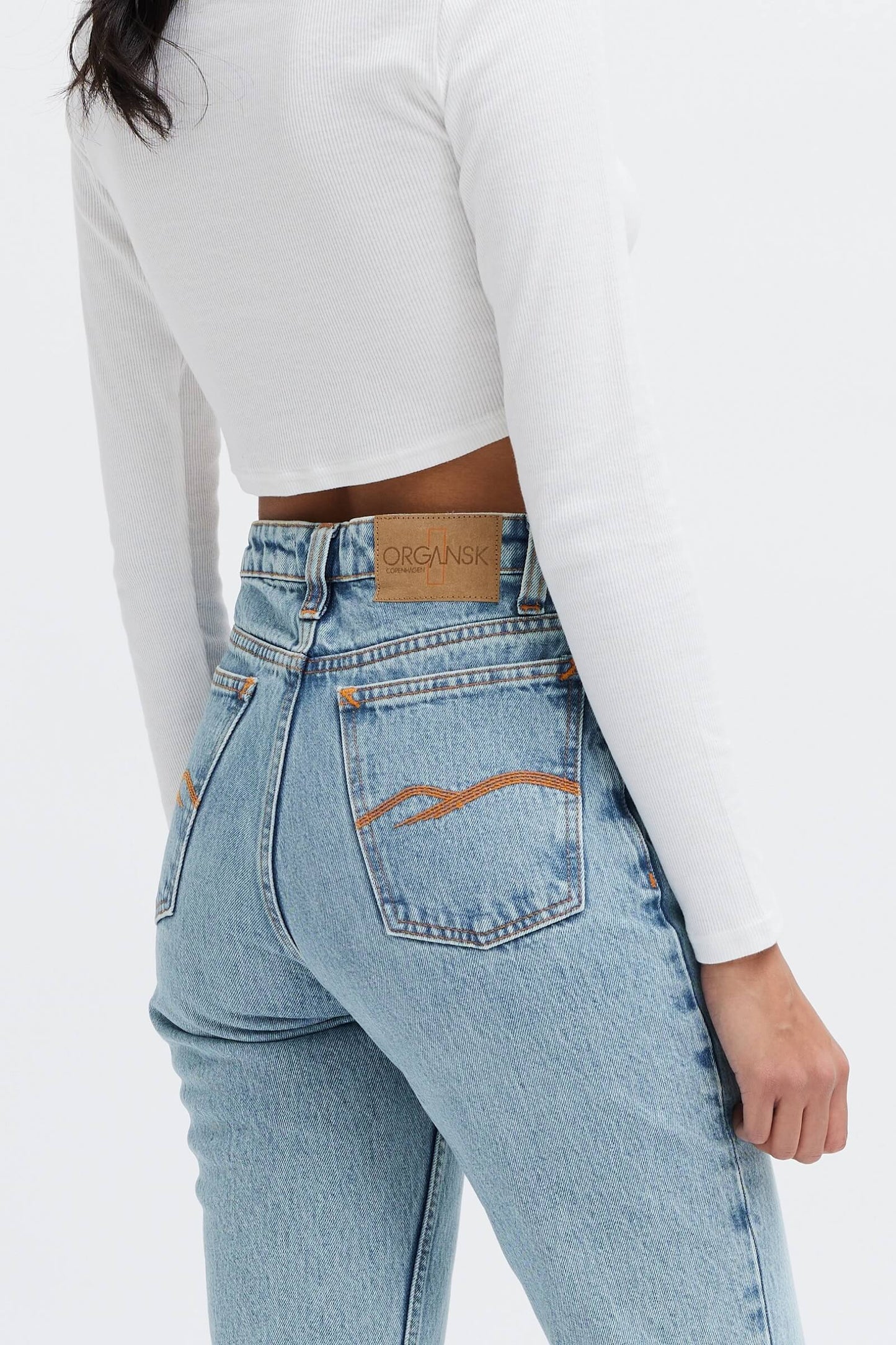 Oxygen Jeans - Women's ripped regular tapered fit - Nordic Swan Ecolabel, GOTS certified organic cotton and recycled fibers