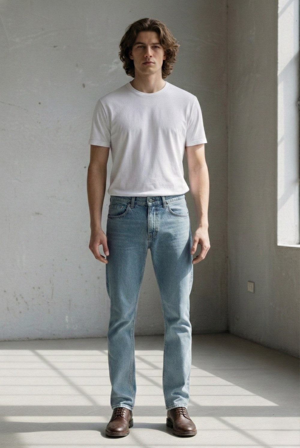 straight leg jeans - men's organic denim