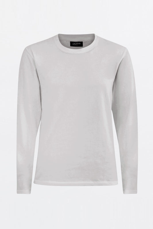 The Classic Organic Long-Sleeve Tee - Grey
