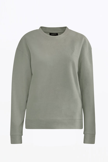 The Classic Organic Sweatshirt - Green Oversize