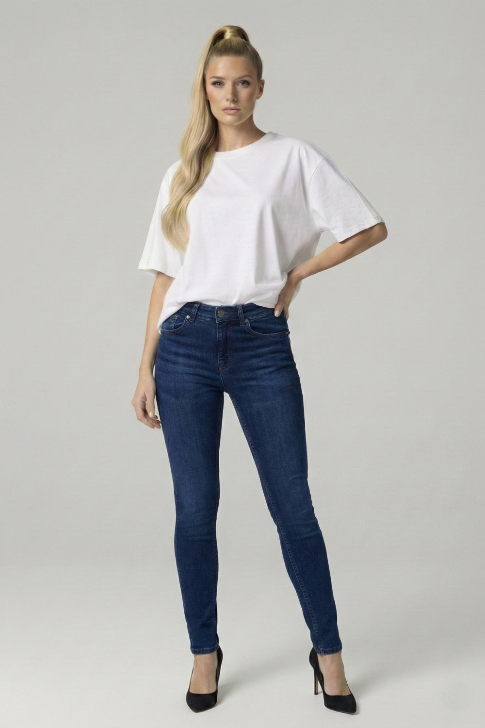 skinny organic cotton jeans