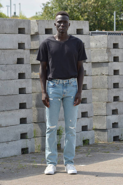Ripped jeans organic
