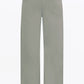 green organic cotton wide pants for women