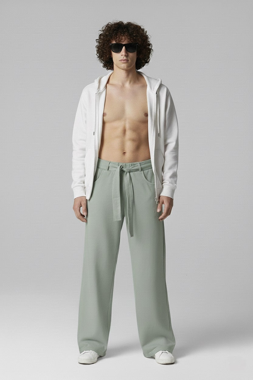 Men's wide sweatpants organic