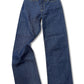 Blue wide leg jeans