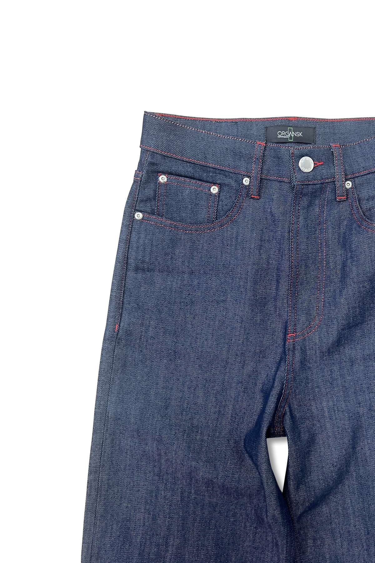 organic raw denim jeans