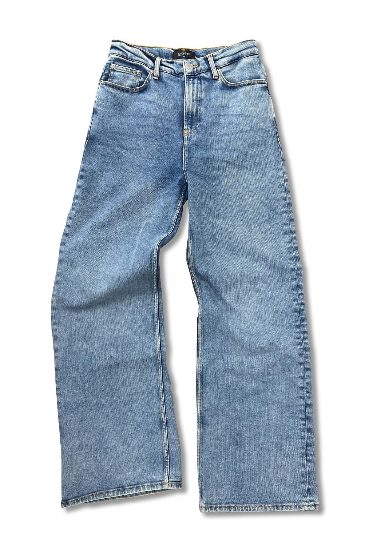 Women's wide leg street jeans