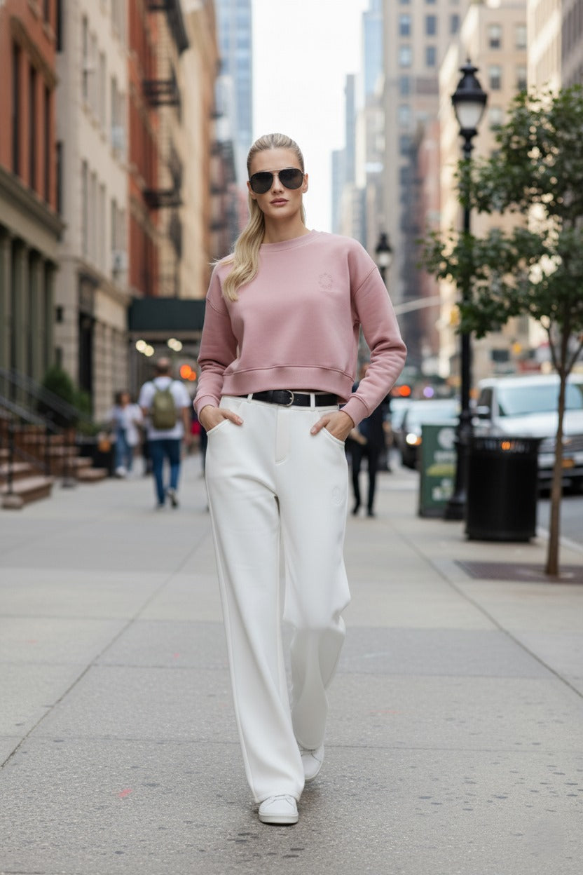 pink sweatshirt organic by organsk