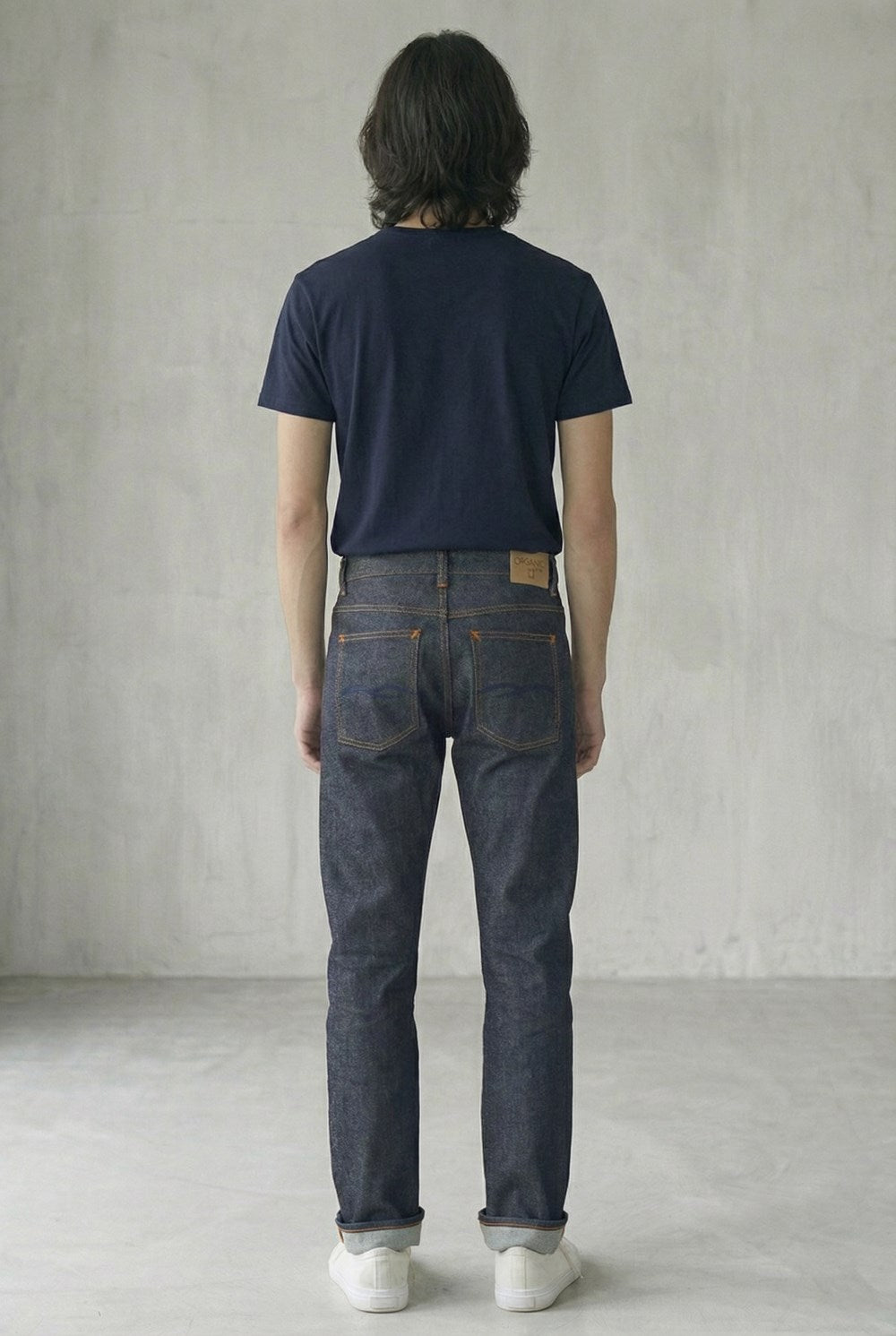 Organic raw denim