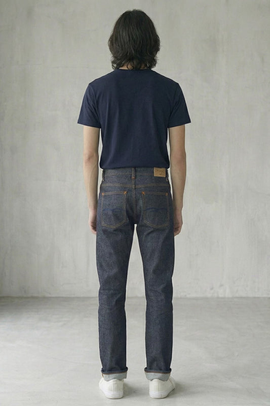 Organic raw denim