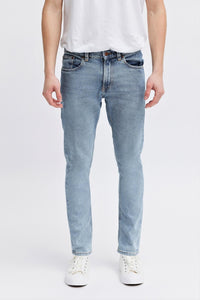 light blue ethical jeans for men