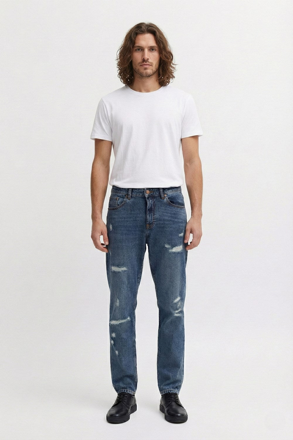 ripped jeans - organic cotton