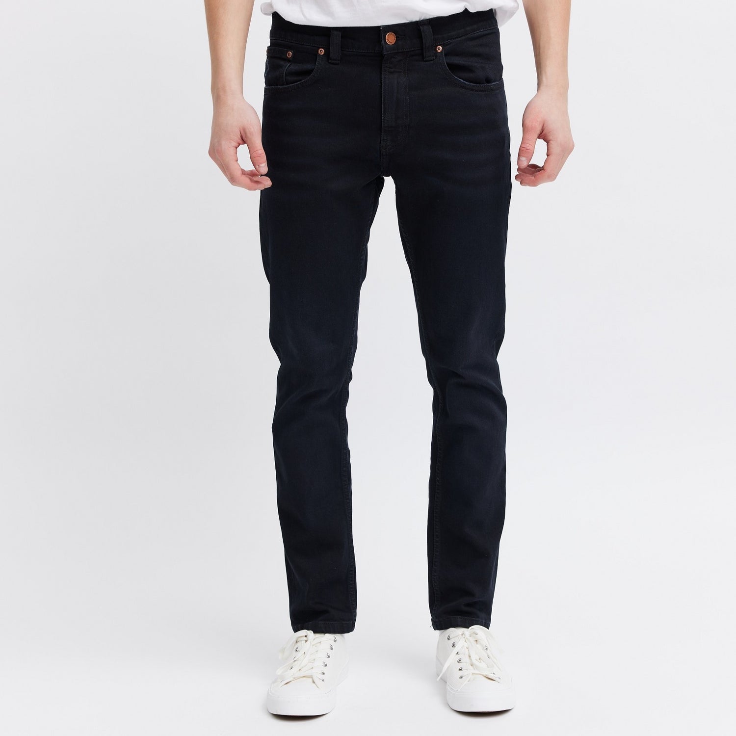 Men's black jeans organic