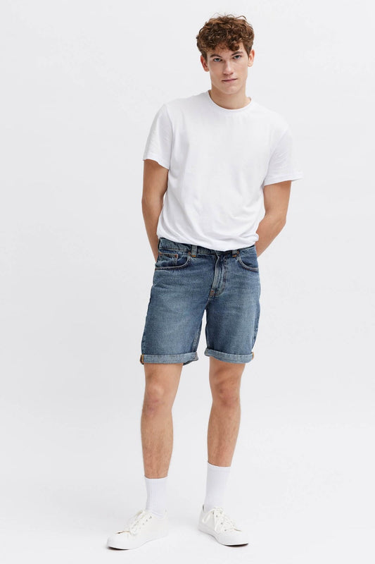 Lease denim shorts for men