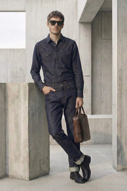 elegant jeans for men - scandinavian design