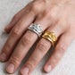 The Sculpted Wave Ring