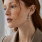 Sculpted Gilded Drop Earrings