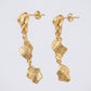 Sculpted Gilded Drop Earrings