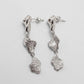 Sculpted Gilded Drop Earrings