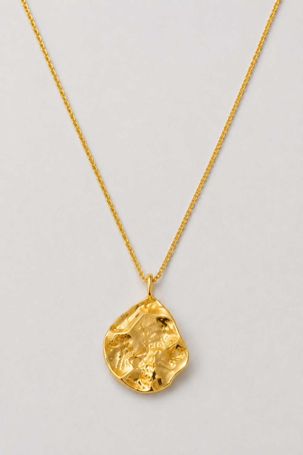 Organic Form Pendant Necklace