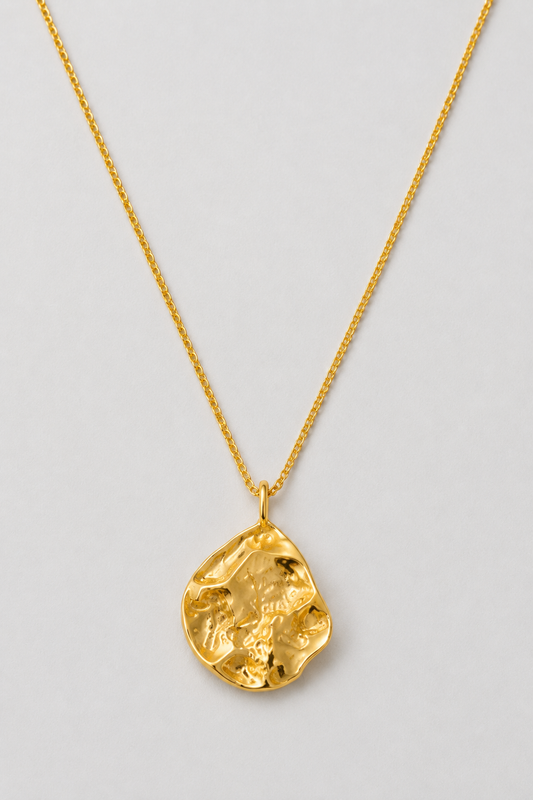 Organic Form Pendant Necklace