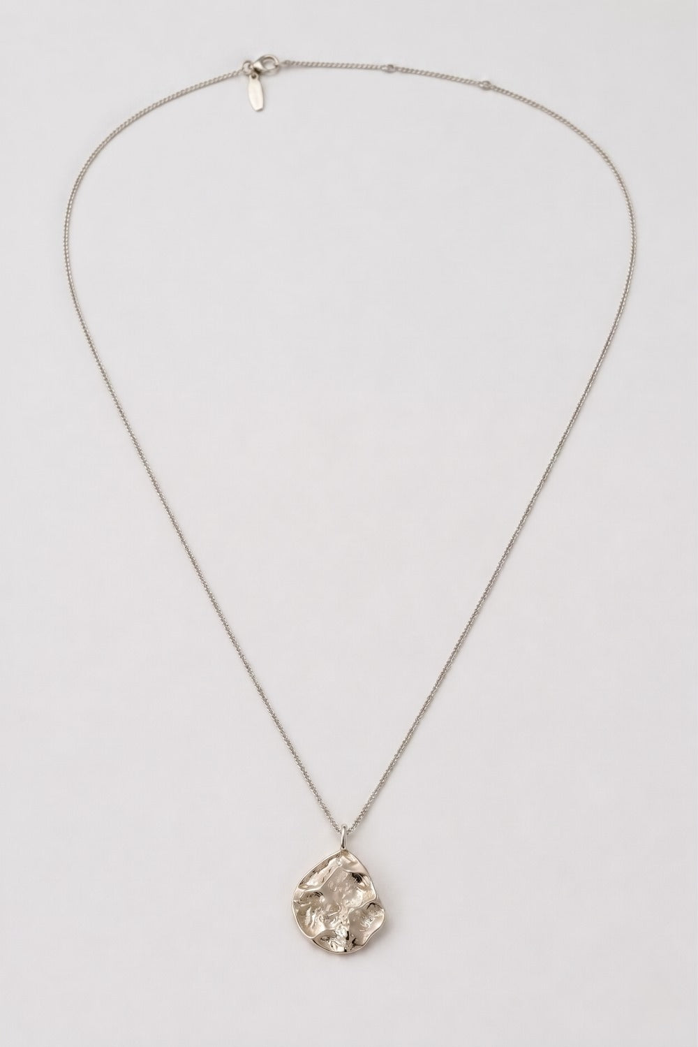 silver handcrafted necklace